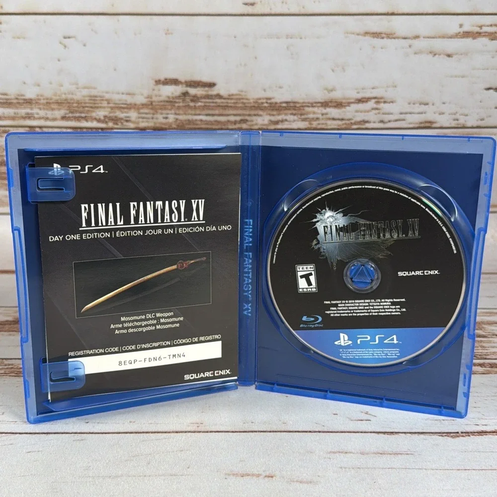 Final Fantasy XV 15 Day One Edition PS4 PlayStation 4 Game Complete CIB Used